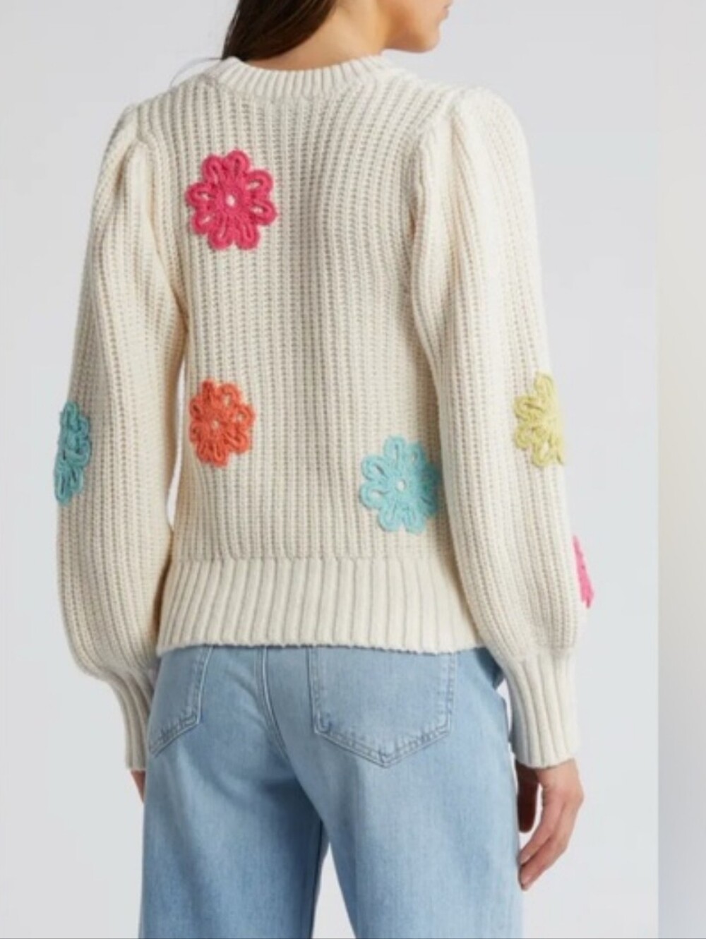 NWT Rails Romi Daisy Knit Sweater. Xl - Picture 2 of 12
